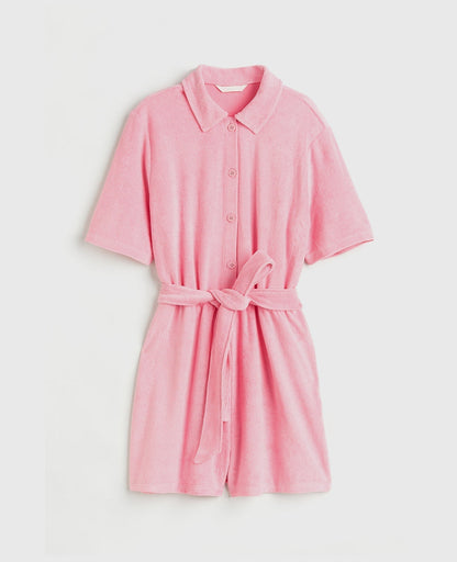 Polo Solid Short Jumpsuits